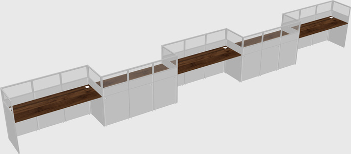 Rectangular cubicles