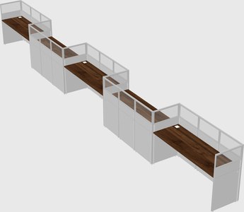 Rectangular cubicles