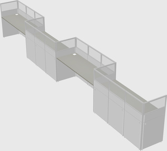 Rectangular cubicles