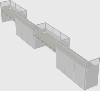 Rectangular cubicles