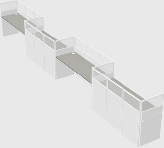 Rectangular cubicles