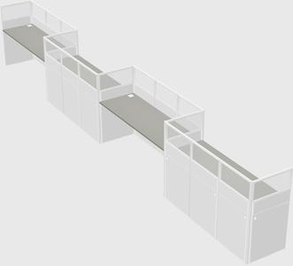 Rectangular cubicles