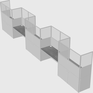 Rectangular cubicles