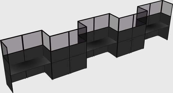 Rectangular cubicles