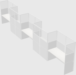 Cabines rectangulaires