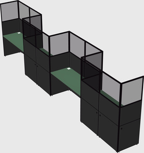 Rectangular cubicles