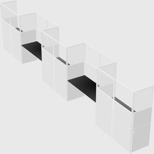 Rectangular cubicles