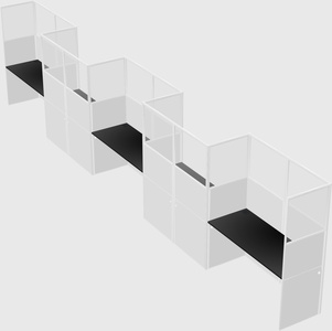 Rectangular cubicles