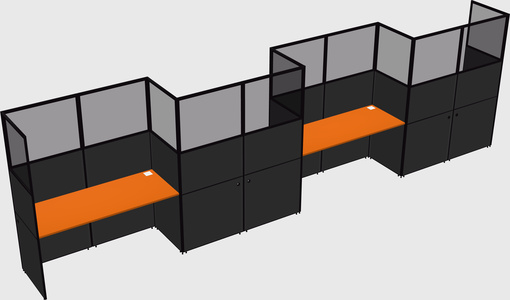 Rectangular cubicles