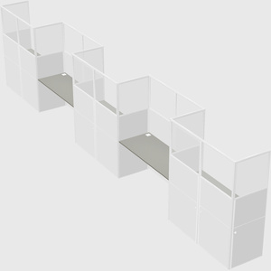 Rectangular cubicles