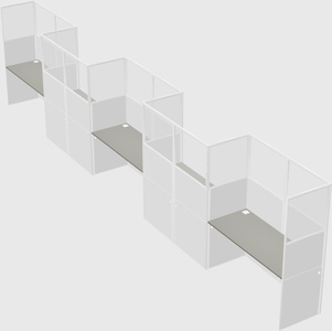 Rectangular cubicles