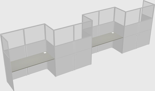 Rectangular cubicles
