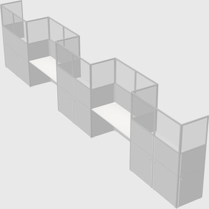 Rectangular cubicles