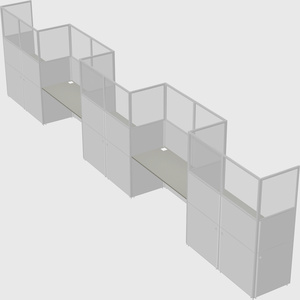 Rectangular cubicles