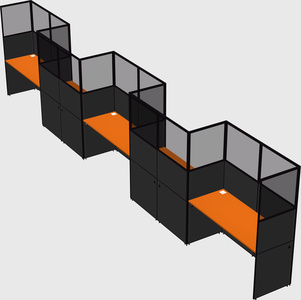 Rectangular cubicles
