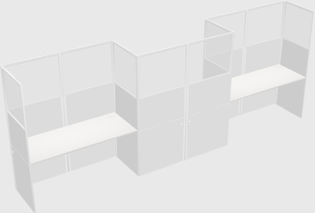 Rectangular cubicles