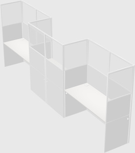 Rectangular cubicles
