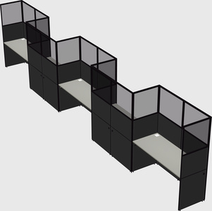 Rectangular cubicles