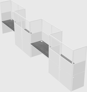 Rectangular cubicles