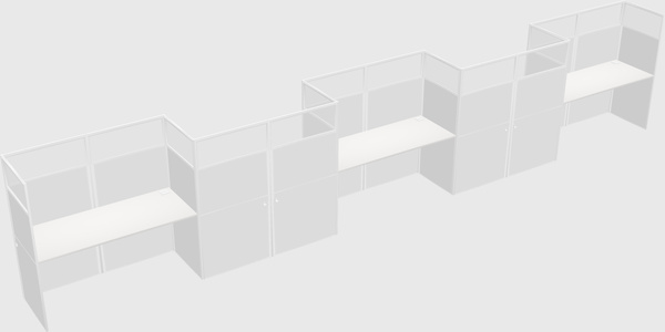 Cabines rectangulaires