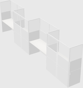 Rectangular cubicles