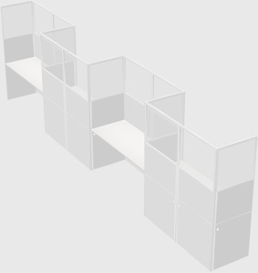 Rectangular cubicles
