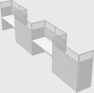 Rectangular cubicles