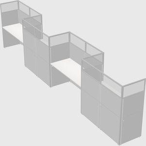 Rectangular cubicles