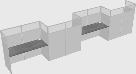 Rectangular cubicles