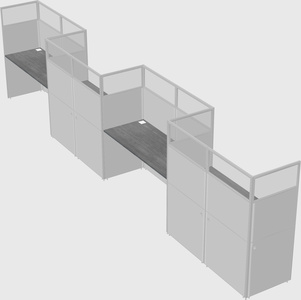 Rectangular cubicles