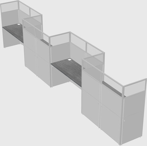 Rectangular cubicles