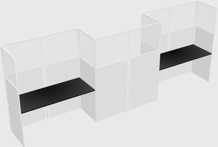 Rectangular cubicles