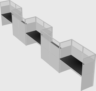 Rectangular cubicles