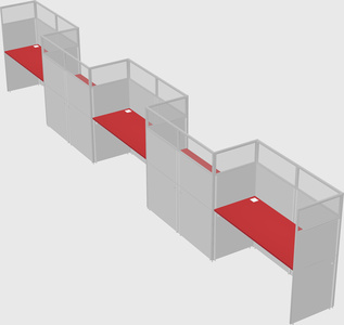 Rectangular cubicles