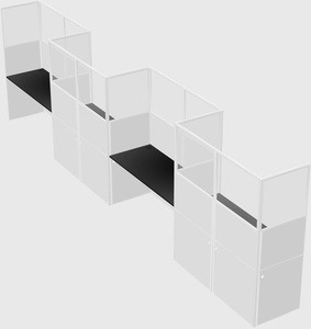 Cabines rectangulaires