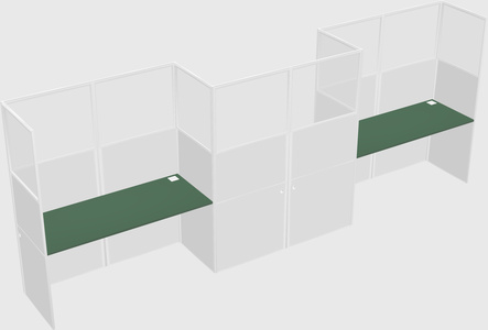 Rectangular cubicles
