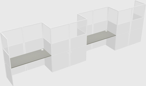 Rectangular cubicles
