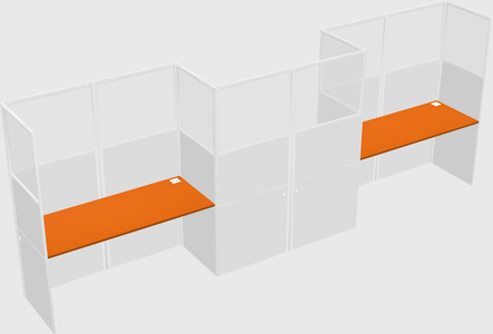 Rectangular cubicles