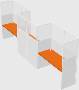 Rectangular cubicles