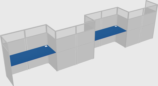 Rectangular cubicles