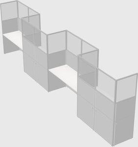 Rectangular cubicles