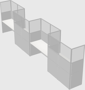 Rectangular cubicles