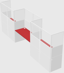 Rectangular cubicles