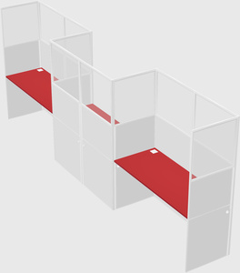 Rectangular cubicles