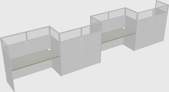 Rectangular cubicles