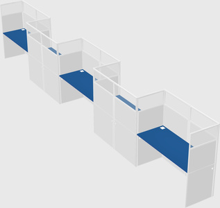 Rectangular cubicles