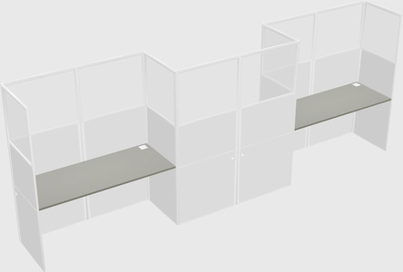 Rectangular cubicles