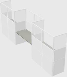 Cabines rectangulaires