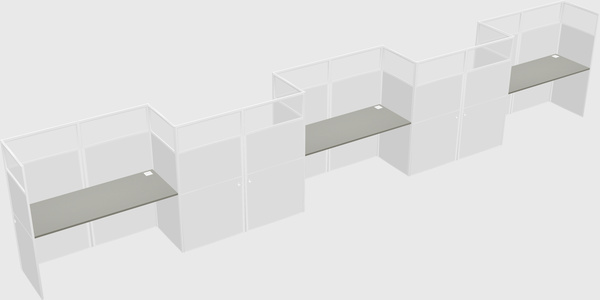 Cabines rectangulaires