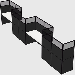 Rectangular cubicles